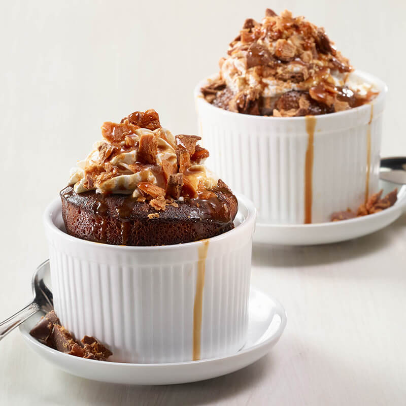 Butterfinger® Individual Chocolate Soufflé Cake Thumbnail
