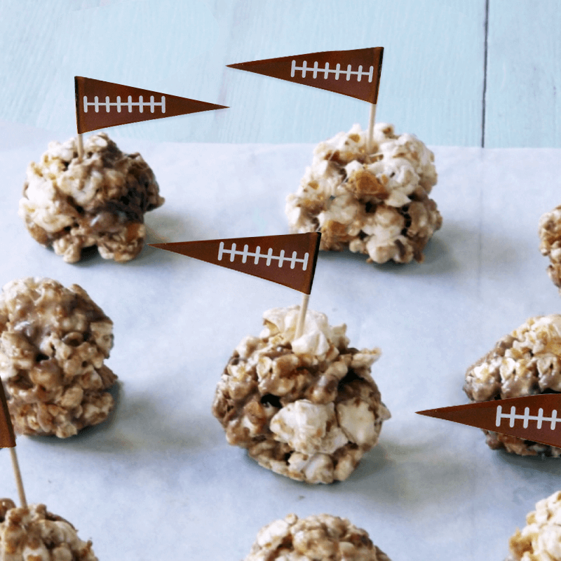 Popcorn balls - Football Thumbnail