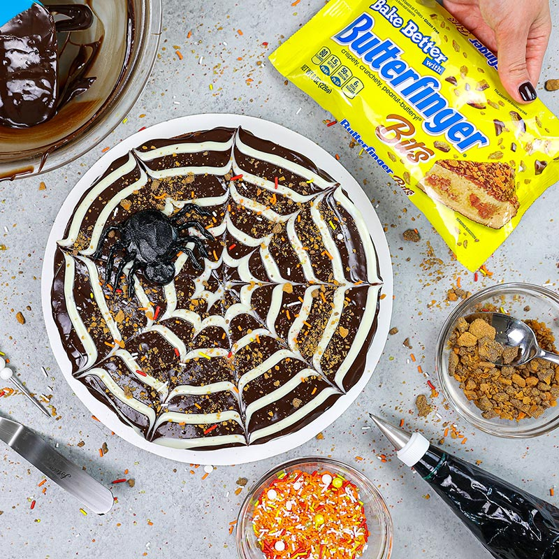 Spider Cookie Cake Square Thumbnail