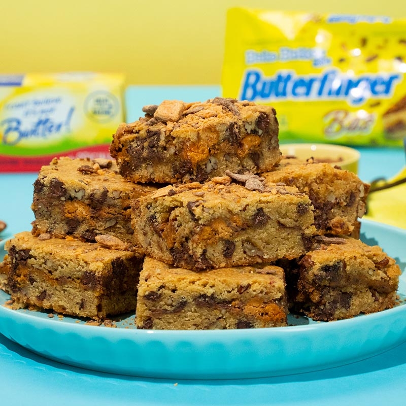Butterfinger Blondies