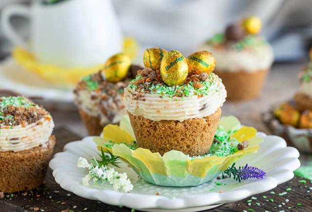 Butterfinger Easter Cookie Cups
