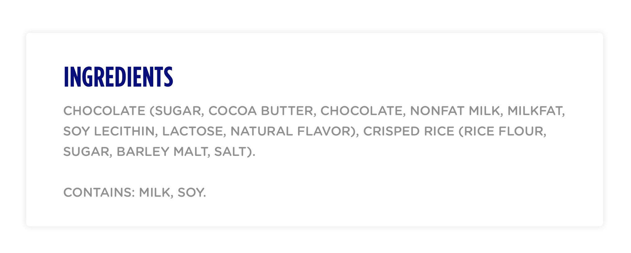 Ingredients Jingles 2025