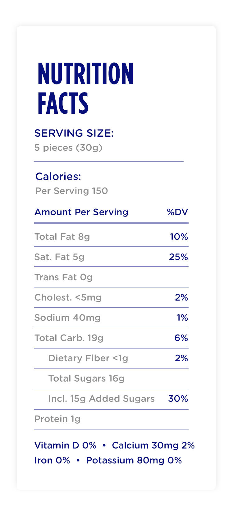 Nutrition facts JINGLES mobile 2025