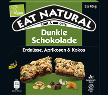 Dunkle Schokolade Erdnüsse, Aprikosen & Kokos