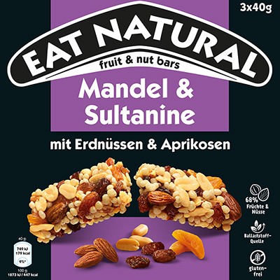 Mandel & Sultanine mit Erdnüssen & Aprikosen