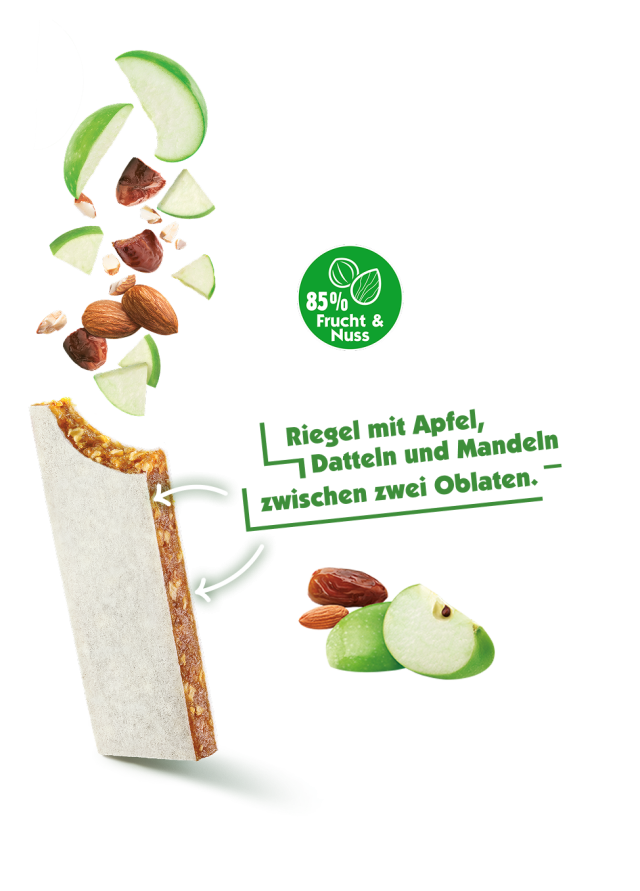 Frucht Riegel Apfel