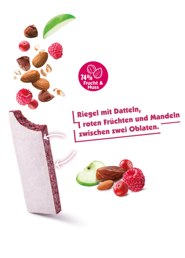Frucht Riegel Rote Früchte