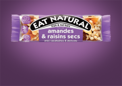 amandes & raisins secs avec cacahuètes & abricots