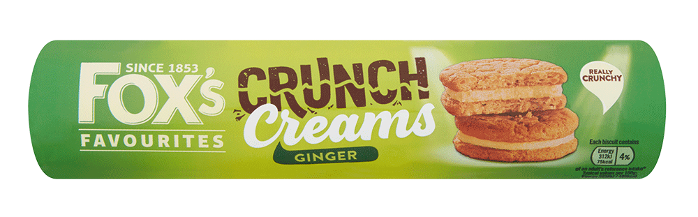 Packet of Crunch Creams Ginger