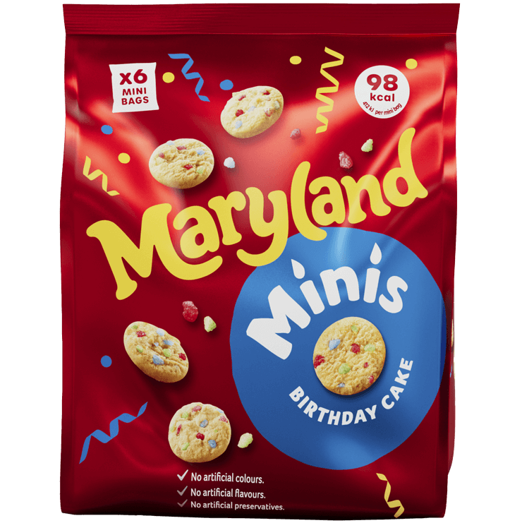Maryland Minis Birthday Cake Cookies
