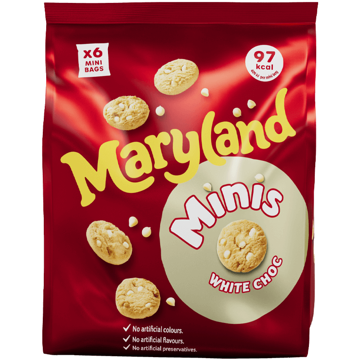 Maryland Minis White Choc Cookies