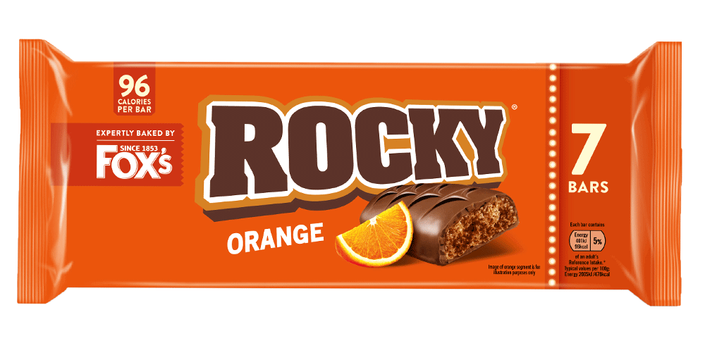 Pack of 7 Rocky Orange Bars
