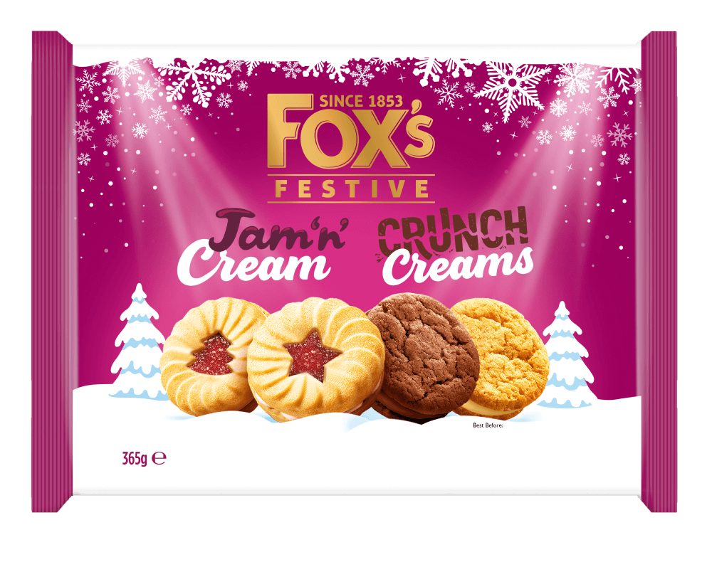 Jam n cream and crunch cream selection