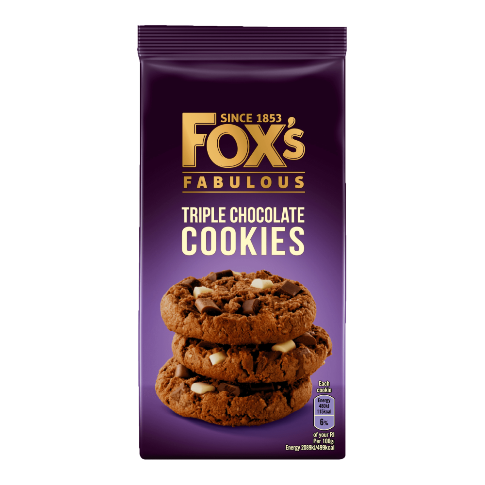 Fox's triple choc cookies