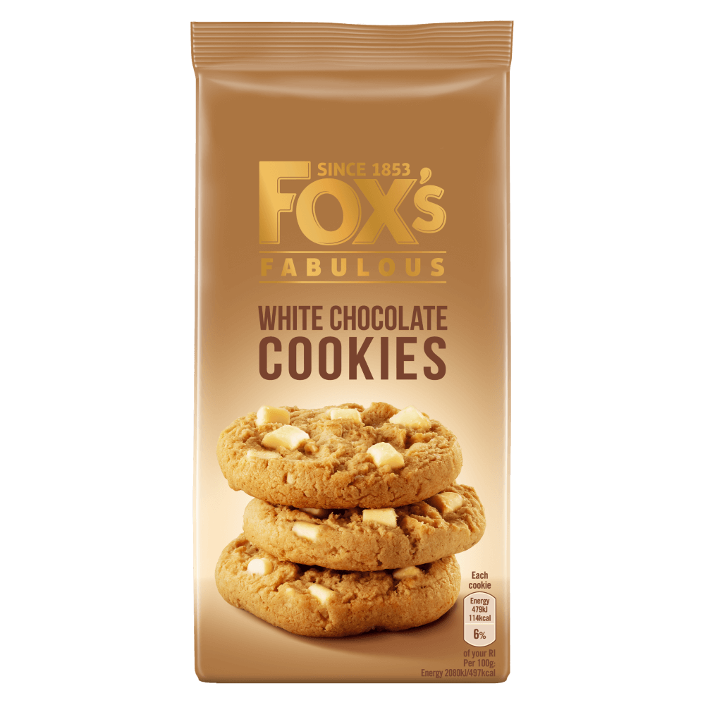 Fox's white chocolate cookies