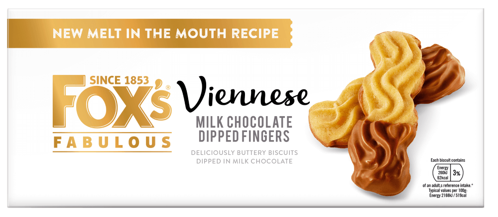 Fox's Viennese Milk Chocolate Dipped Fingers