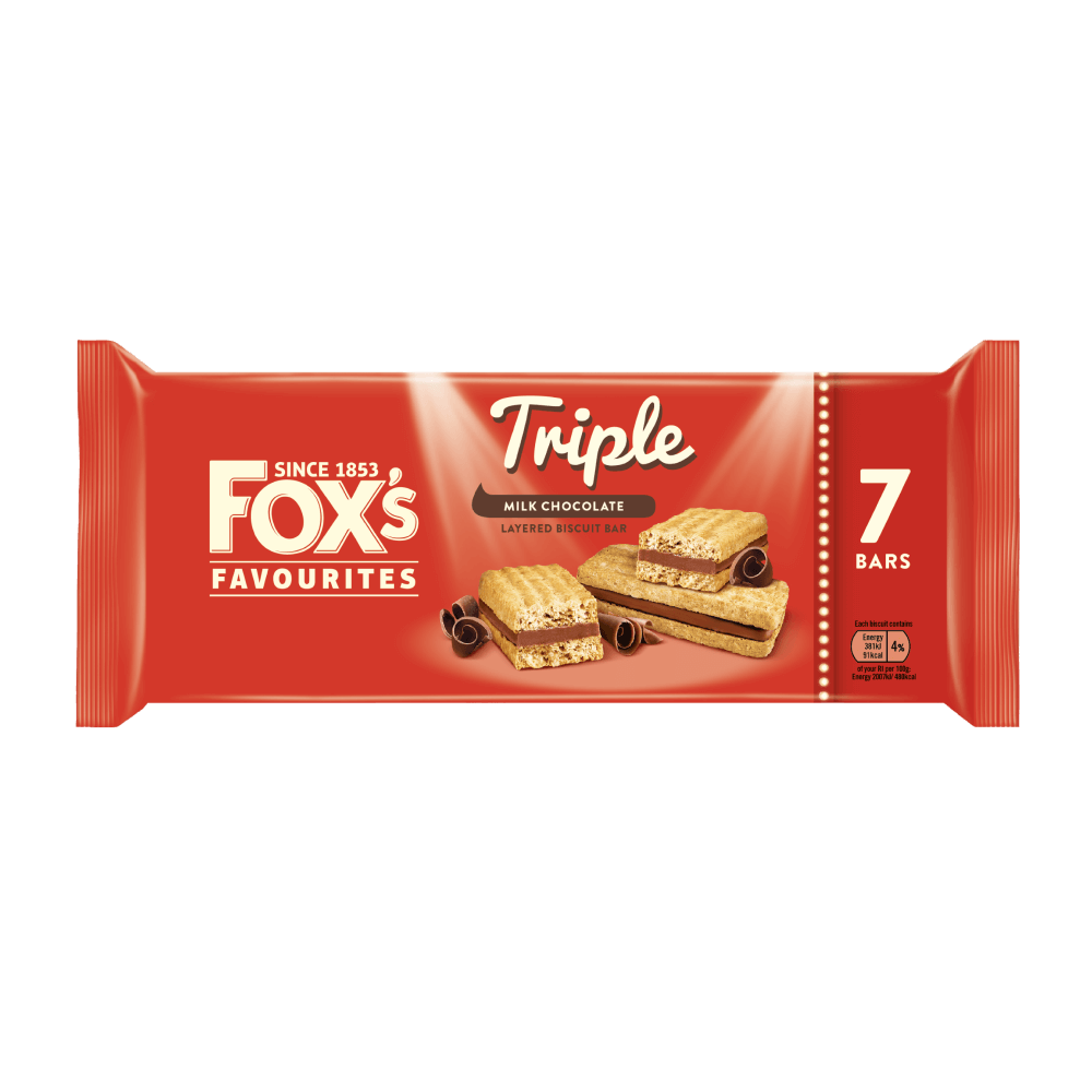 Fox's Favourites Triple bars