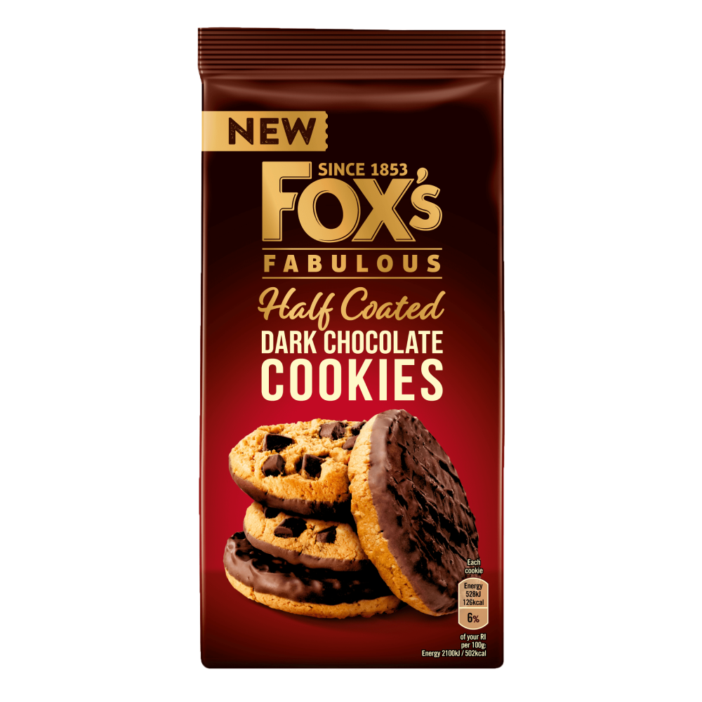 Fox's Dark Half Chocolate covered cookies