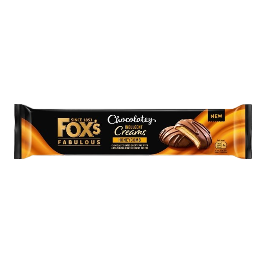 Fox's chocolatey rounds honeycomb cream