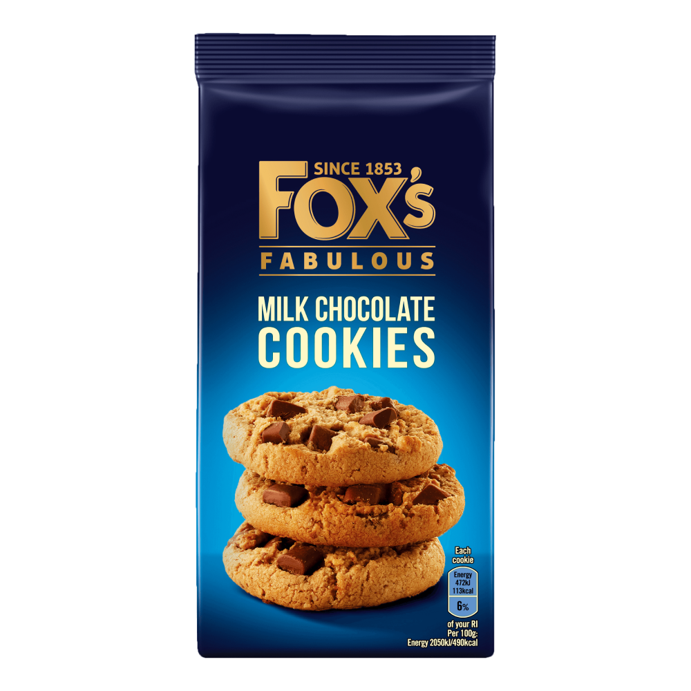 Fox's Fabulous Milk Chocolate Cookies