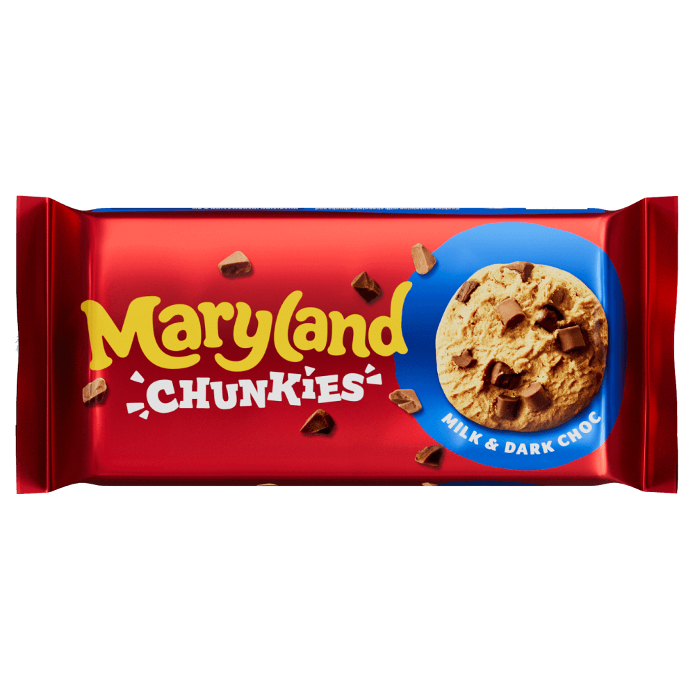 MARYLAND CHUNKIES MILK & DARK 144g