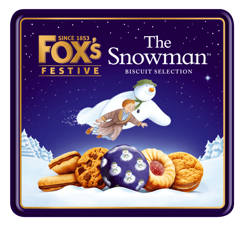 Snowman tin