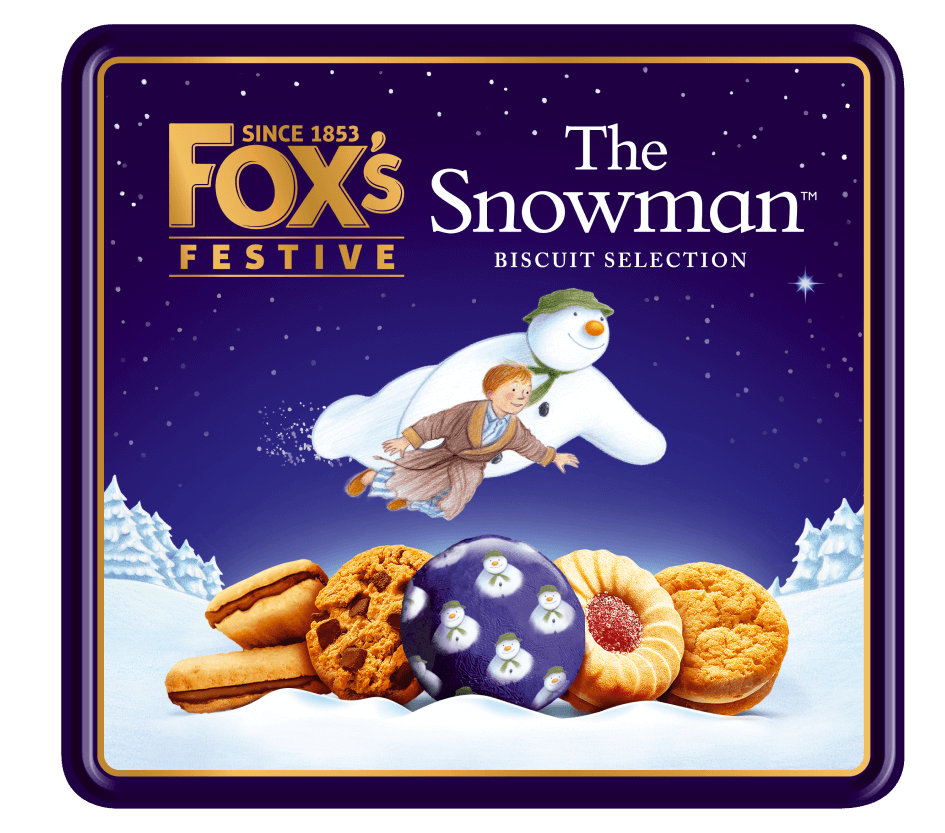 Snowman tin