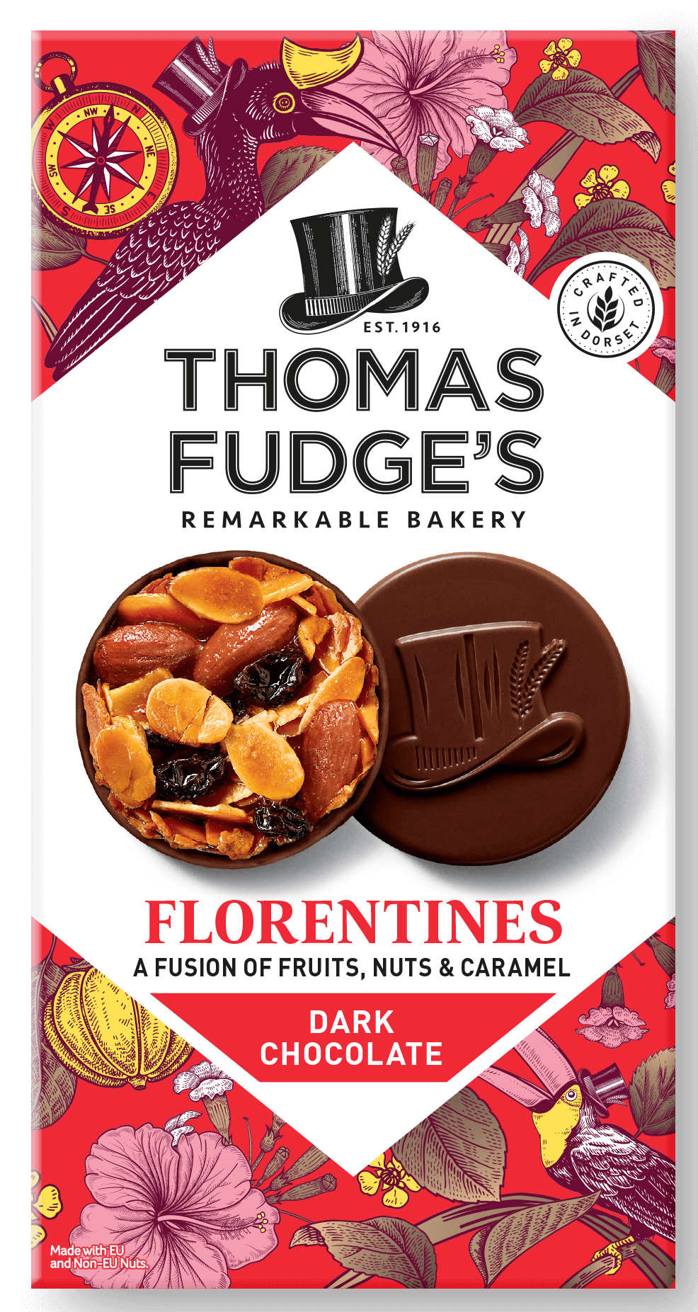 Thomas Fudge's Dark Chocolate Florentines