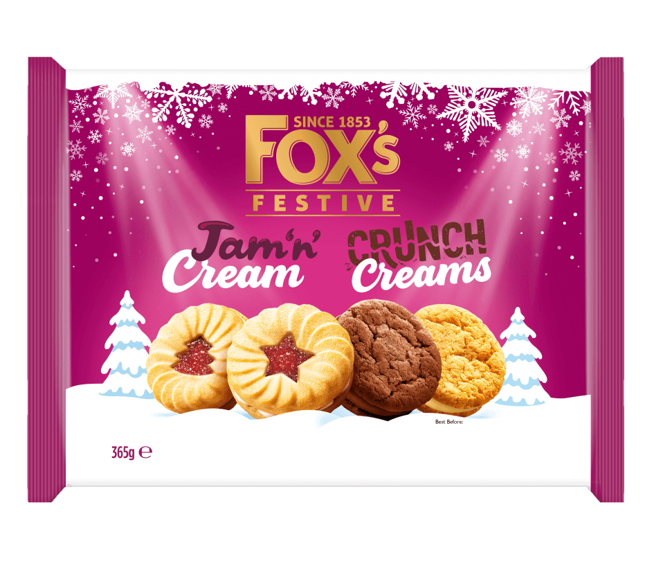 Jam n cream and crunch cream selection