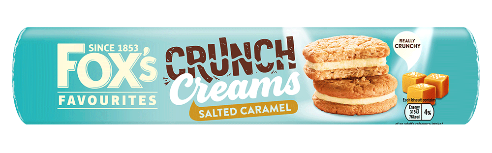 Salted caramel crunch creams