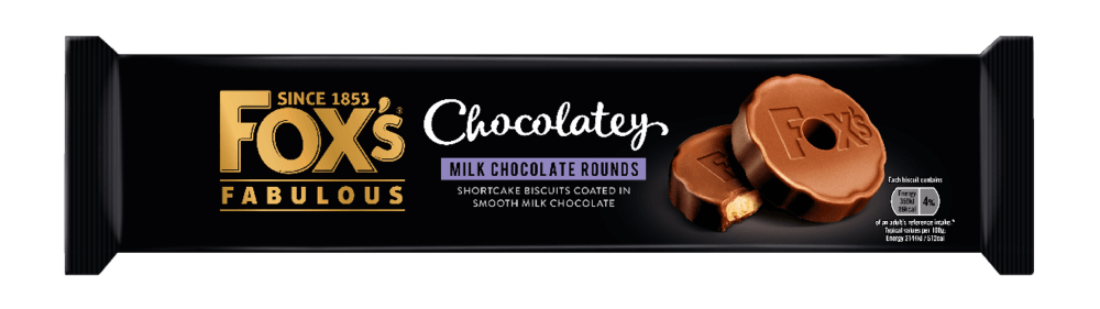 Packet of Fox’s Chocolatey Milk Chocolate Rounds