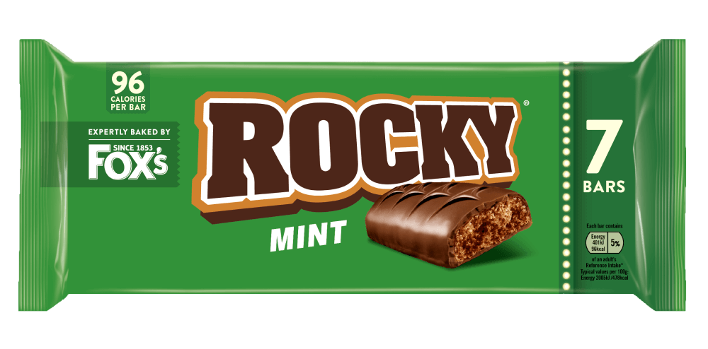 Pack of 7 Rocky Mint Bars