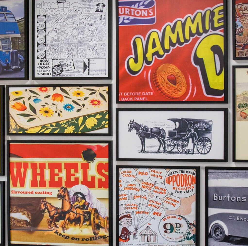 Vintage branded posters