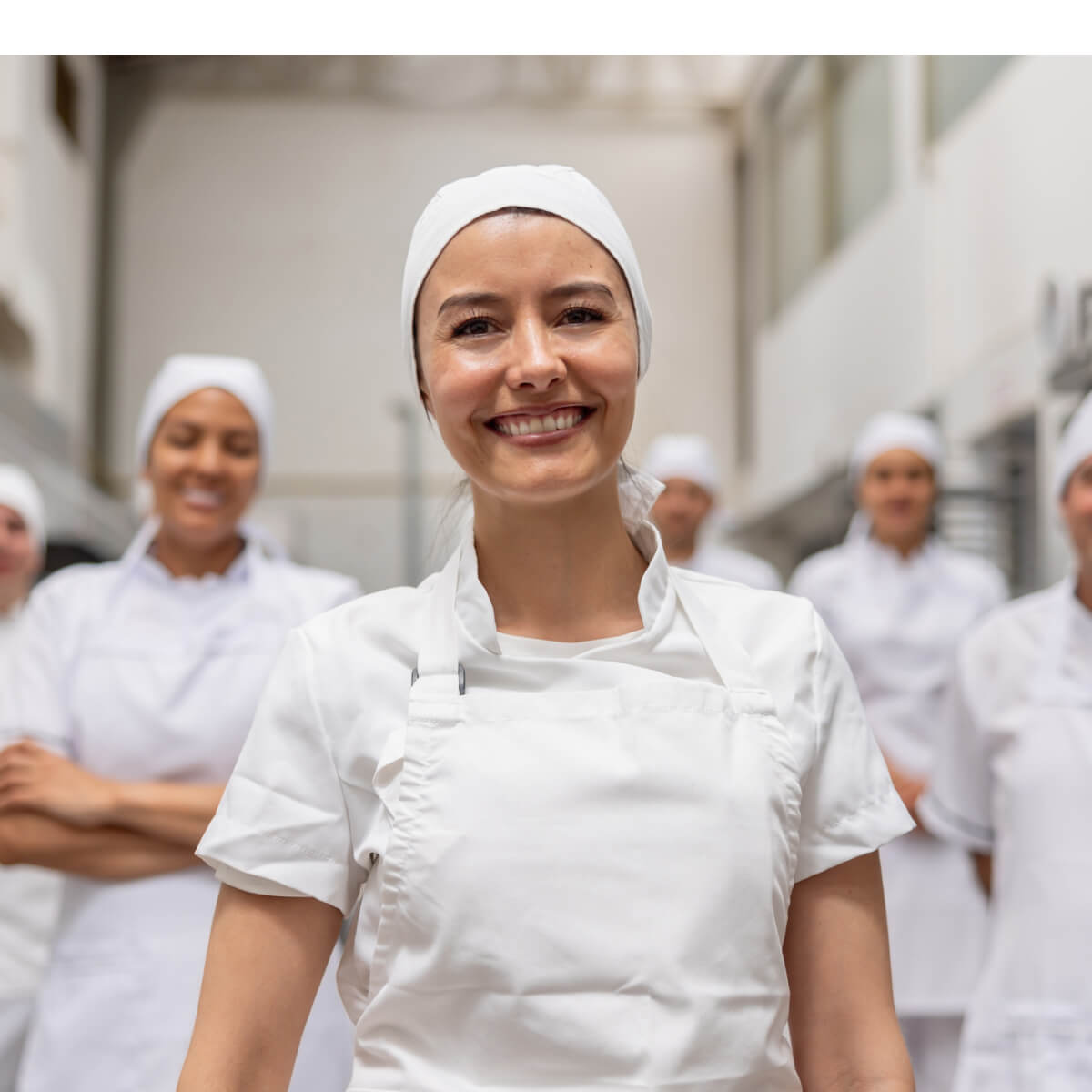 A group of bakery workers
