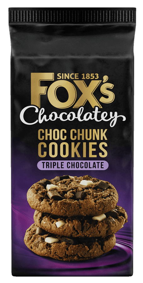 Fox's Choc Chunk cookies - triple choc
