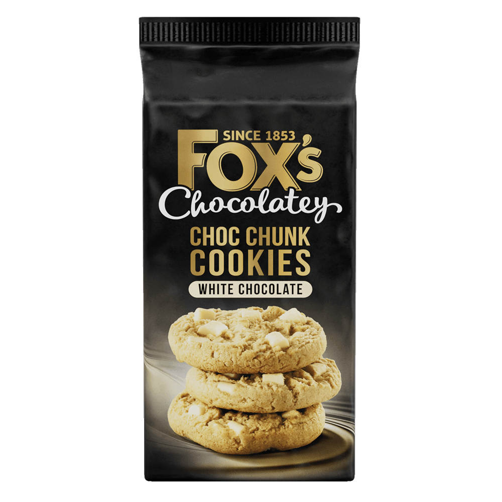 Fox's Choc Chunk cookies - white chocolate