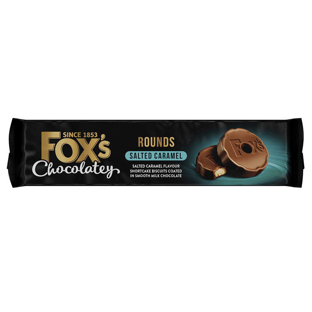 Fox's chocolatey salted caramel rounds