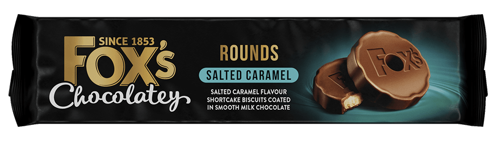 Fox's chocolatey salted caramel rounds