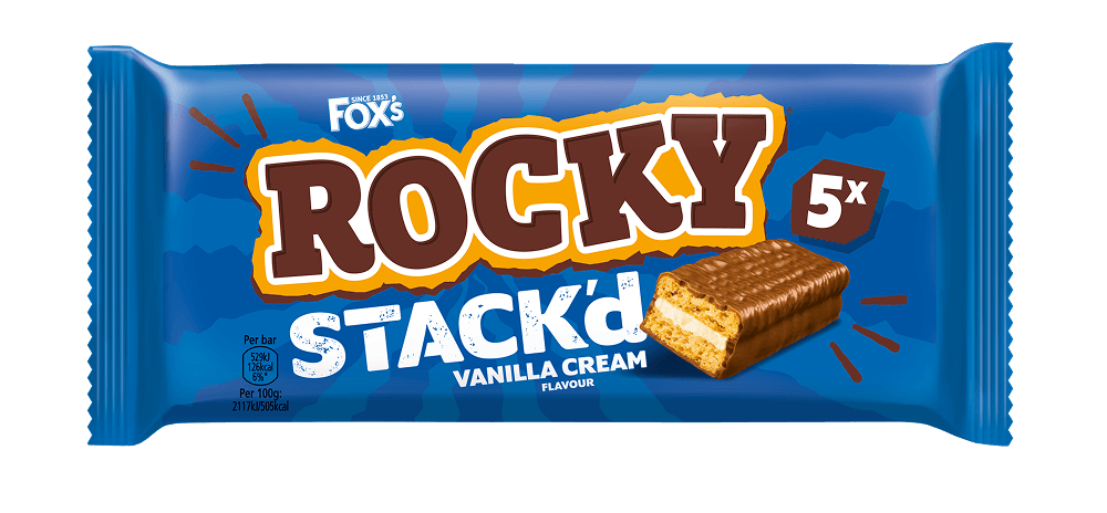 Fox's Stack'd Vanilla Cream - 5 pack