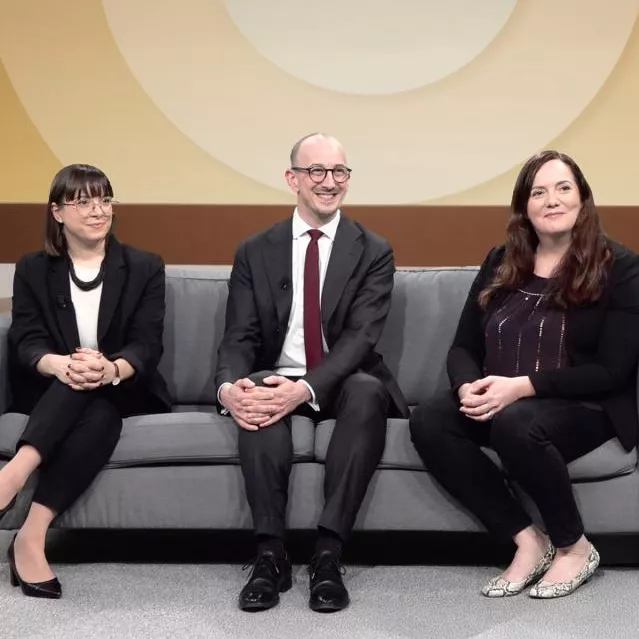 HR team: Ilaria, Michael and Kirsten