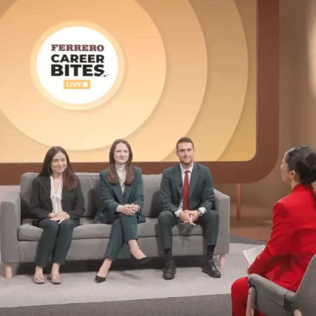 Irena, Filippo, and Irma from HR team 