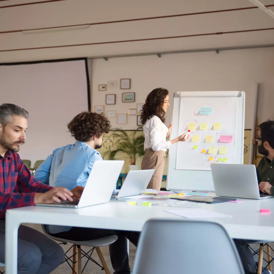 People in a classroom training