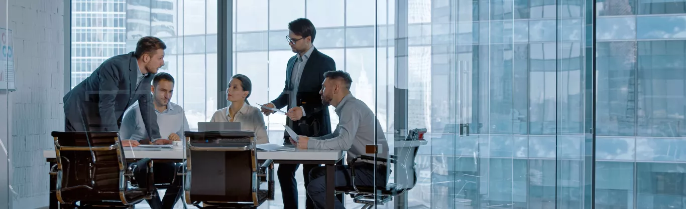 People in Ferrero during a meeting