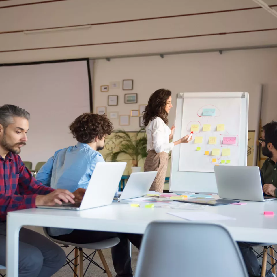 People in a classroom training