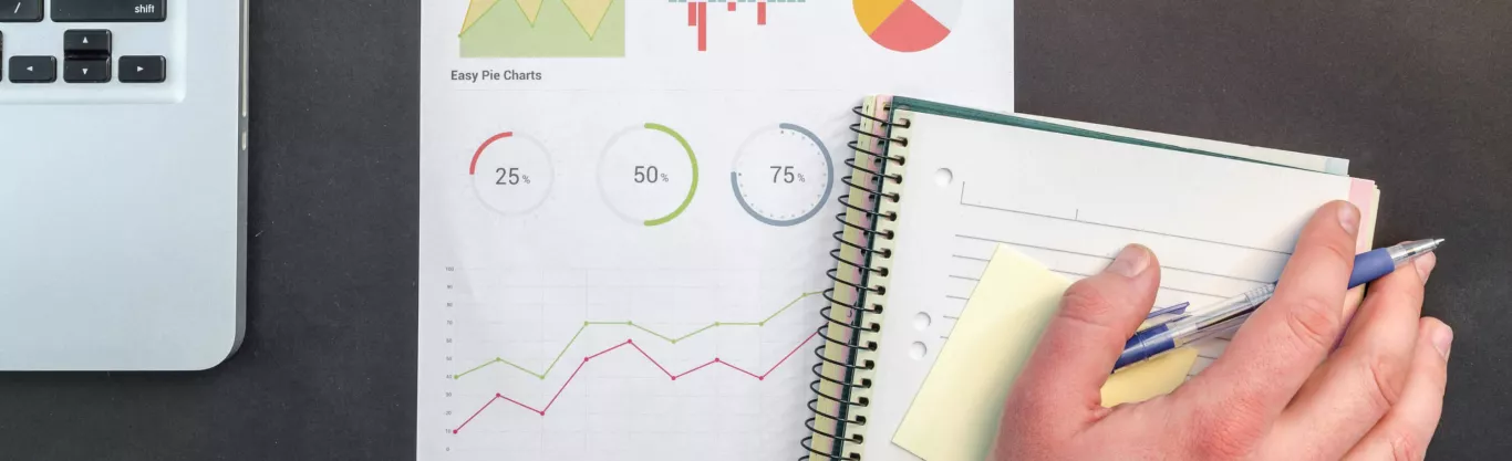 person working on documents