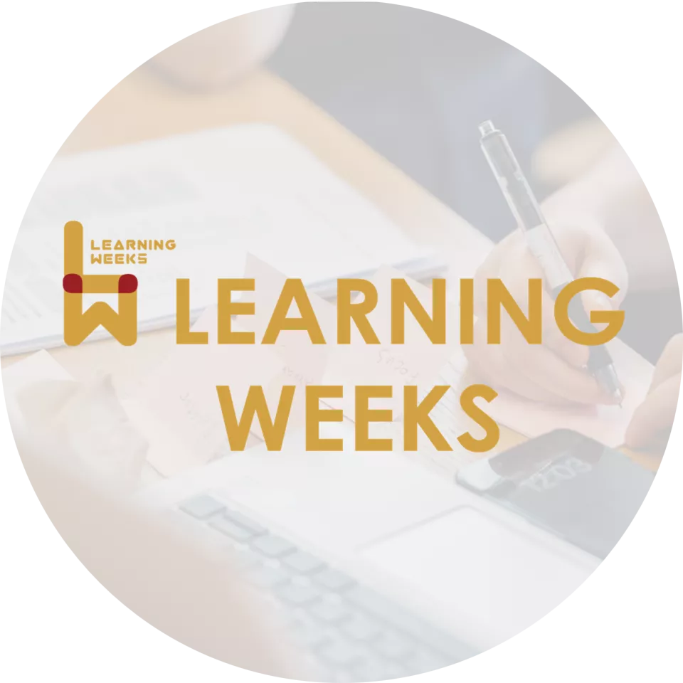 Learning weeks circle-