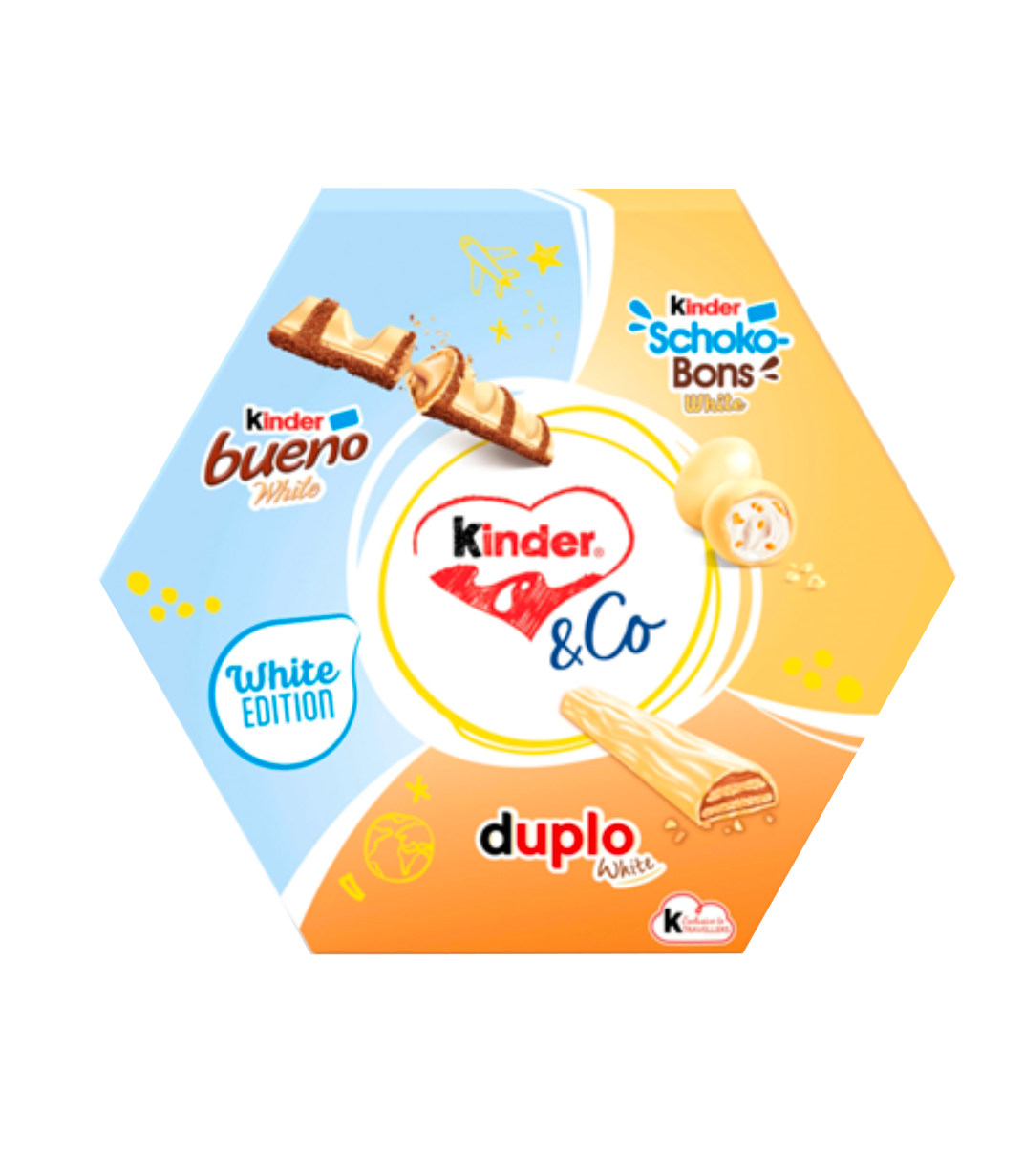 Kinder & Co White 137g.