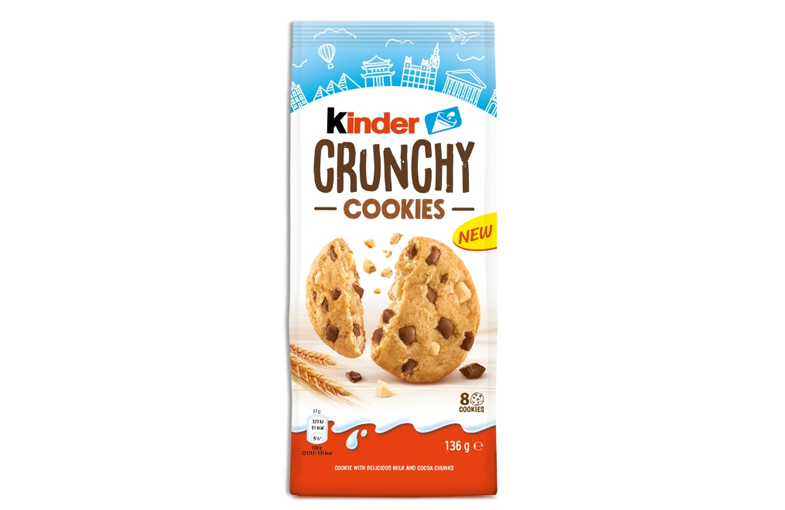 Ferrero partners with Avolta for Kinder Crunchy Cookies launch.