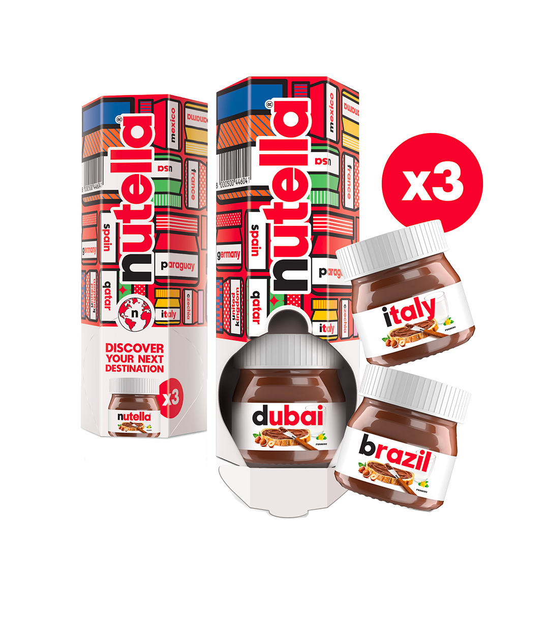 Nutella Next Destination pack.