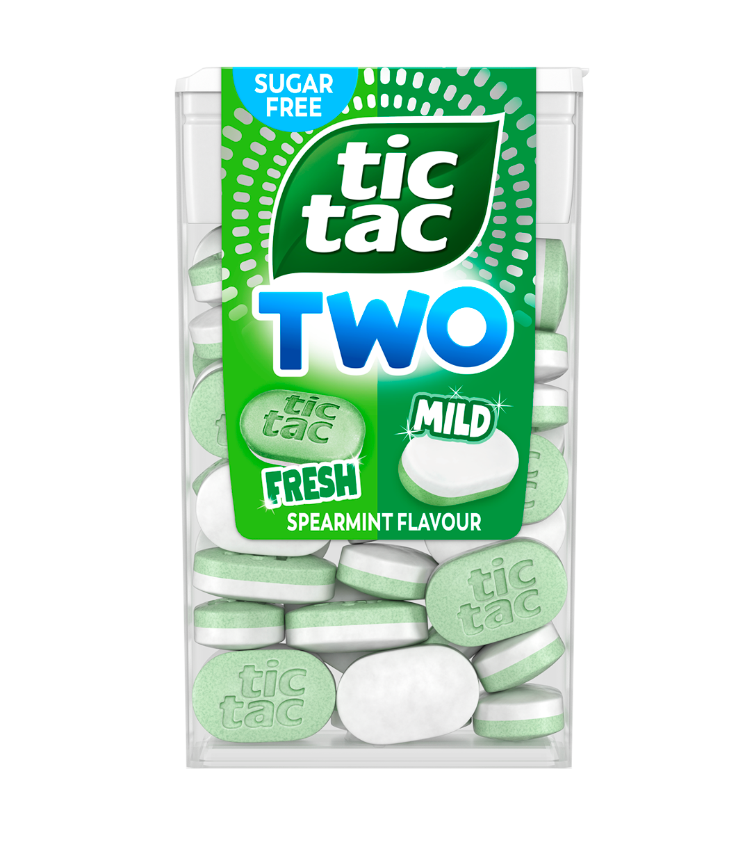 Tic Tac Two Spearmint Fresh & Mild pack.